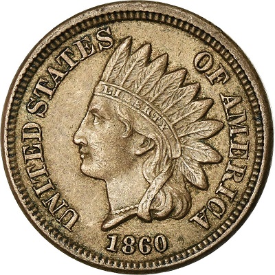  United States One Cent 1860 Value