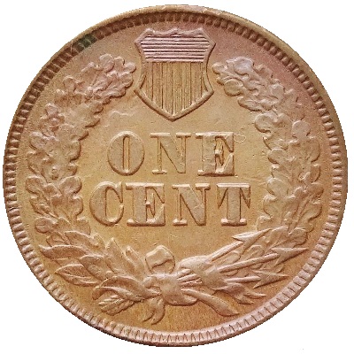  United States One Cent 1865 Value