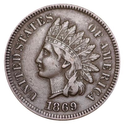 US 1869 Penny