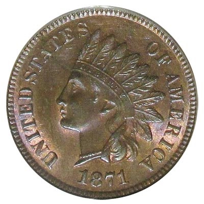 US 1871 Penny