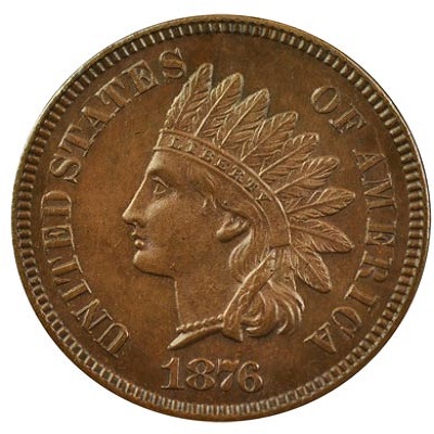 US 1876 Penny