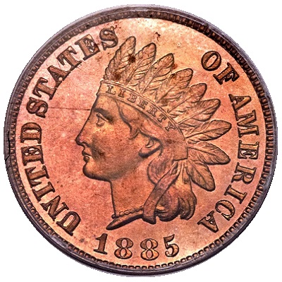 US 1885 Penny