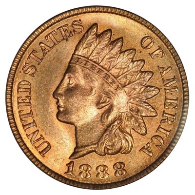 US 1888 Penny