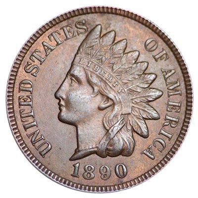US 1890 Penny