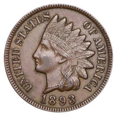 US 1893 Penny