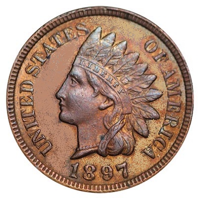 US 1897 Penny