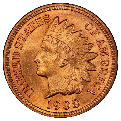 US 1908 Penny