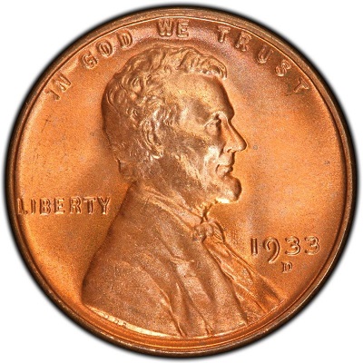 US 1933 Penny