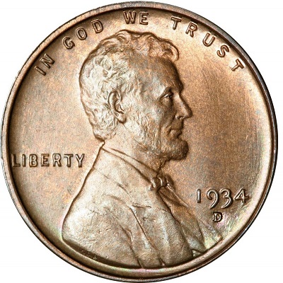 US 1934 Penny