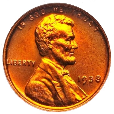 US 1938 Penny