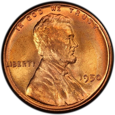 US 1950 Penny