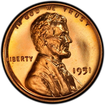 US 1951 Penny