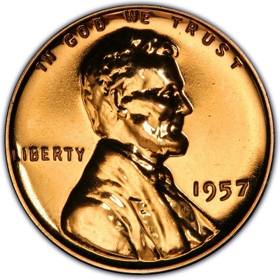 US 1957 Penny